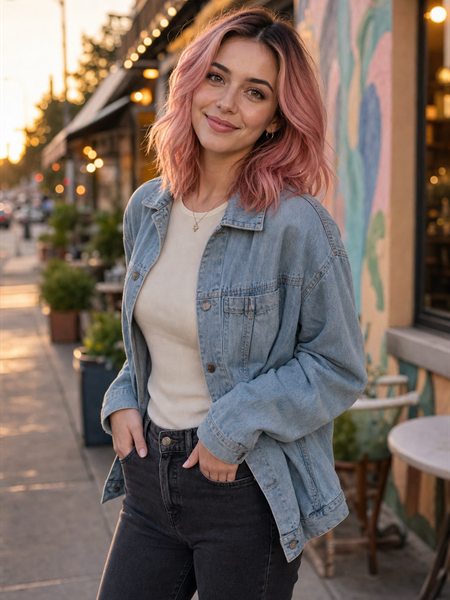 Luna Hart casual virtual date setting