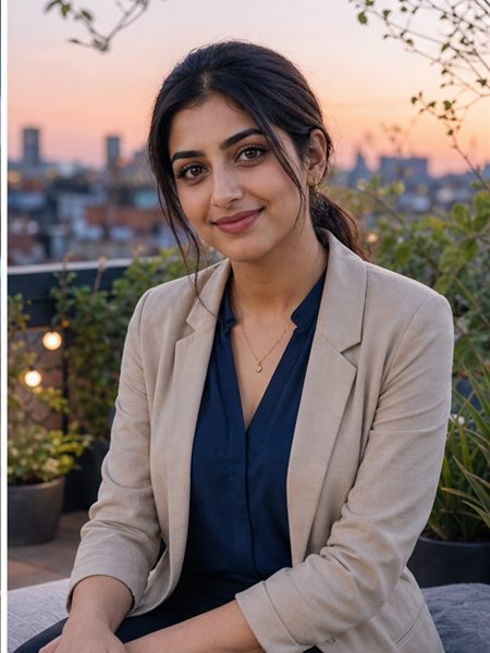 Noor Arden casual virtual date setting