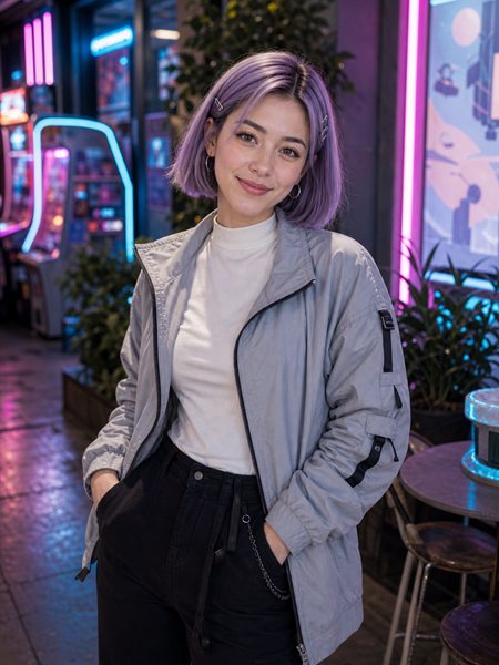 Sora Kim casual virtual date setting